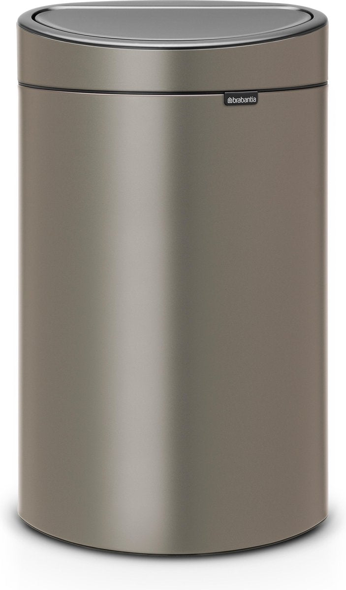 Poubelle Brabantia Touch Bin - 10+23 litres - tri sélectif - platine