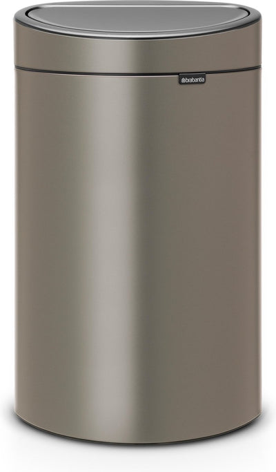 Poubelle Brabantia Touch Bin - 10+23 litres - tri sélectif - platine