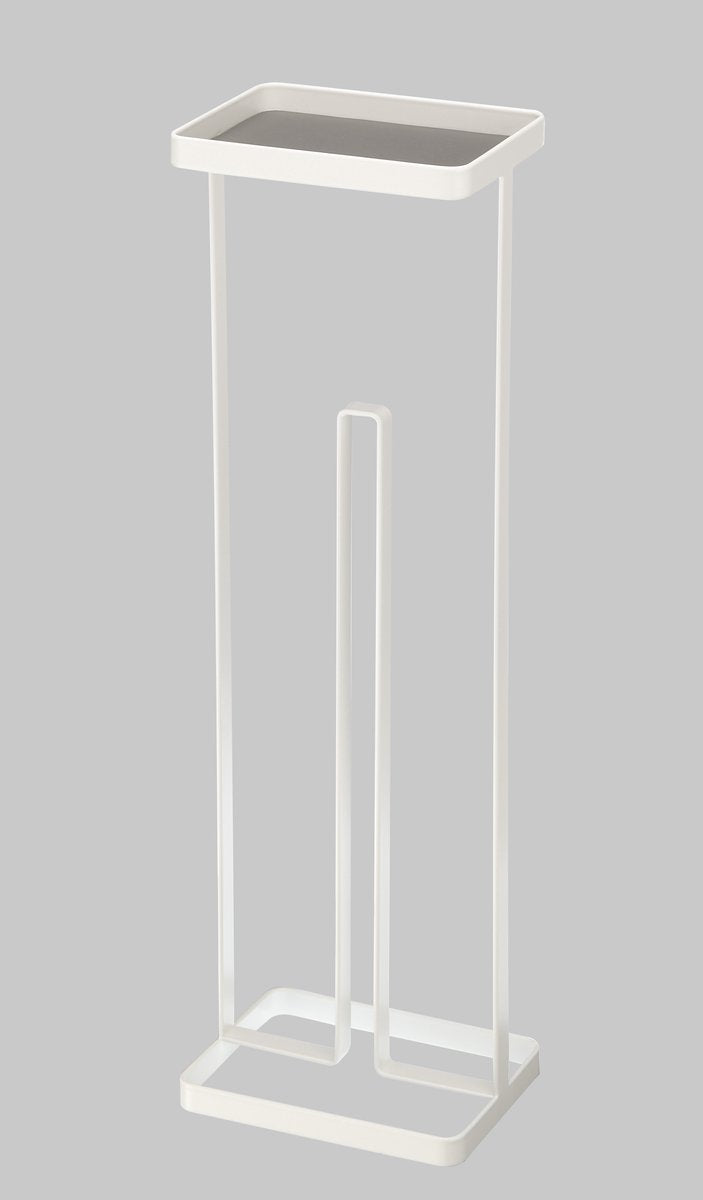 Porte-rouleau de papier toilette ouvert Yamazaki - tour - blanc