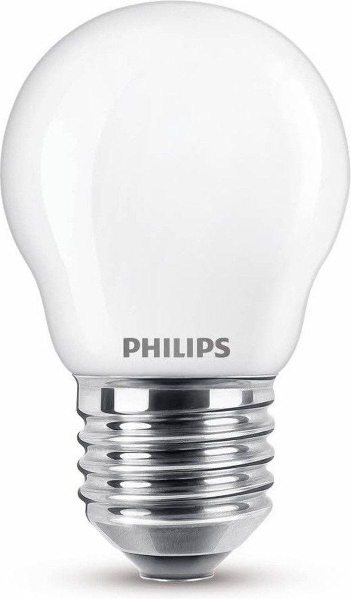 Lampe boule LED Philips mate - 40 W - E27 - lumière blanc froid