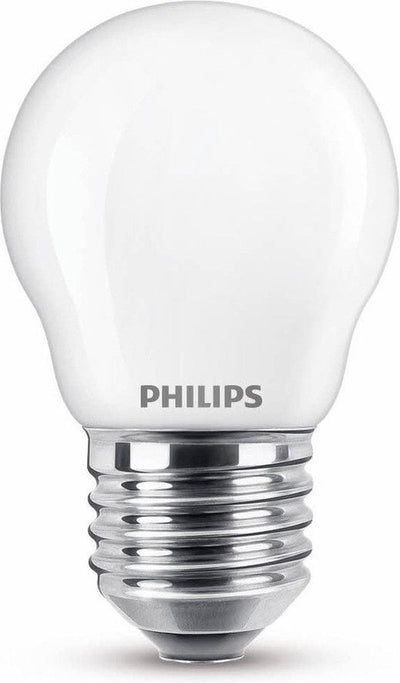 Lampe boule LED Philips mate - 40 W - E27 - lumière blanc froid