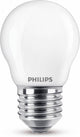 Lampe boule LED Philips mate - 40 W - E27 - lumière blanc froid
