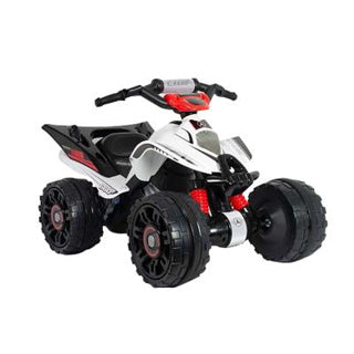 Injusa Mercedes benz le véhicule de batterie quad 12v blanc noir