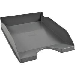 Corbeille à courrier office depot 255x65mm c4 gris foncé