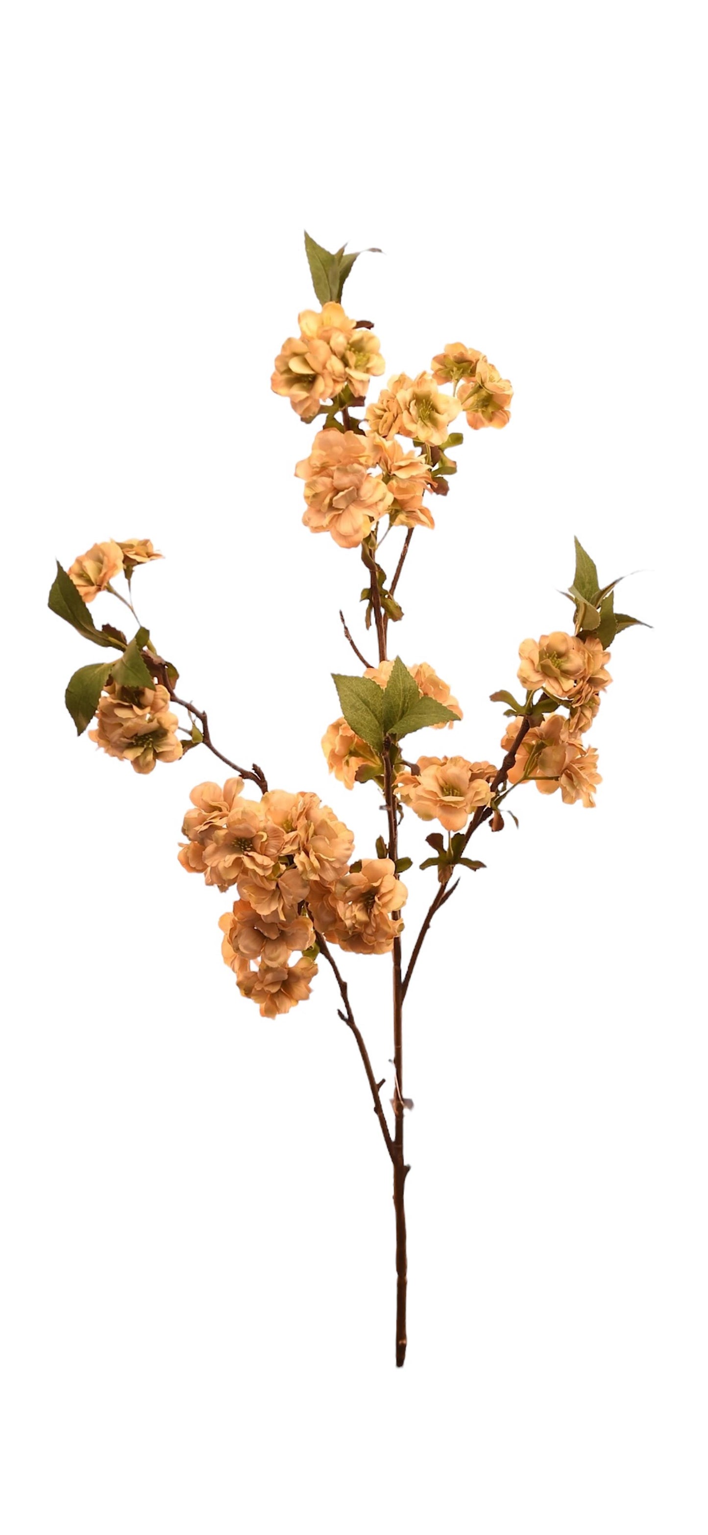 Roberts collection fleur artificielle branche de fleur 132cm jaune ocre