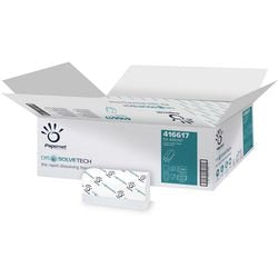 Serviettes papernet pliées en Z 200 feuilles 2 épaisseurs blanches
