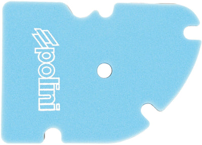 Élément de filtre à air remplaçable Polini insert de filtre à air 2 plis bleu noir