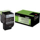 Cartouche toner Lexmark Lex80C2SCE noir