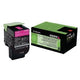 Cartouche de toner lexmark lex80c2ske magenta