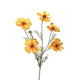 Roberts collection fleur artificielle branche de cosmos 80cm jaune ocre