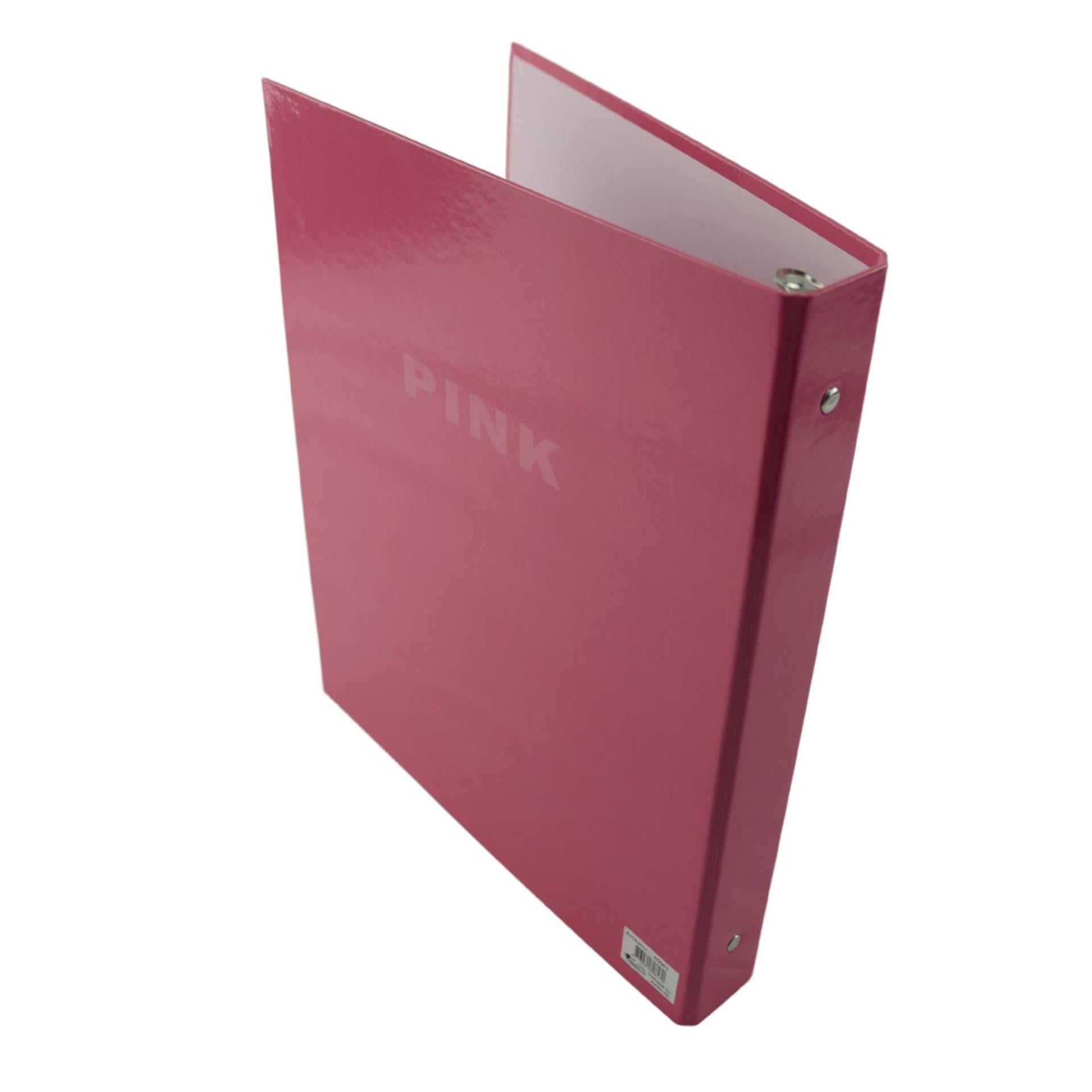 Classeur 23 anneaux rose
