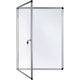 Vitrine bi-office magnétique grise