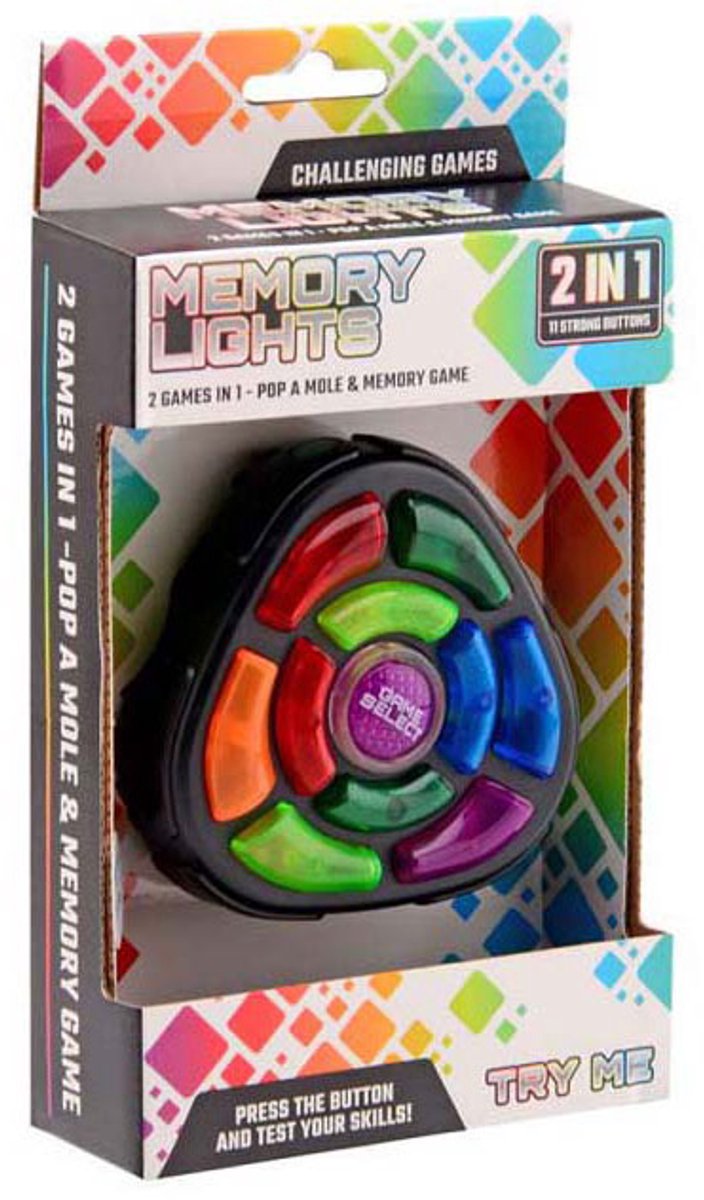 Jeu de mémoire Johntoy jeu de lumière interactif 2 en 1