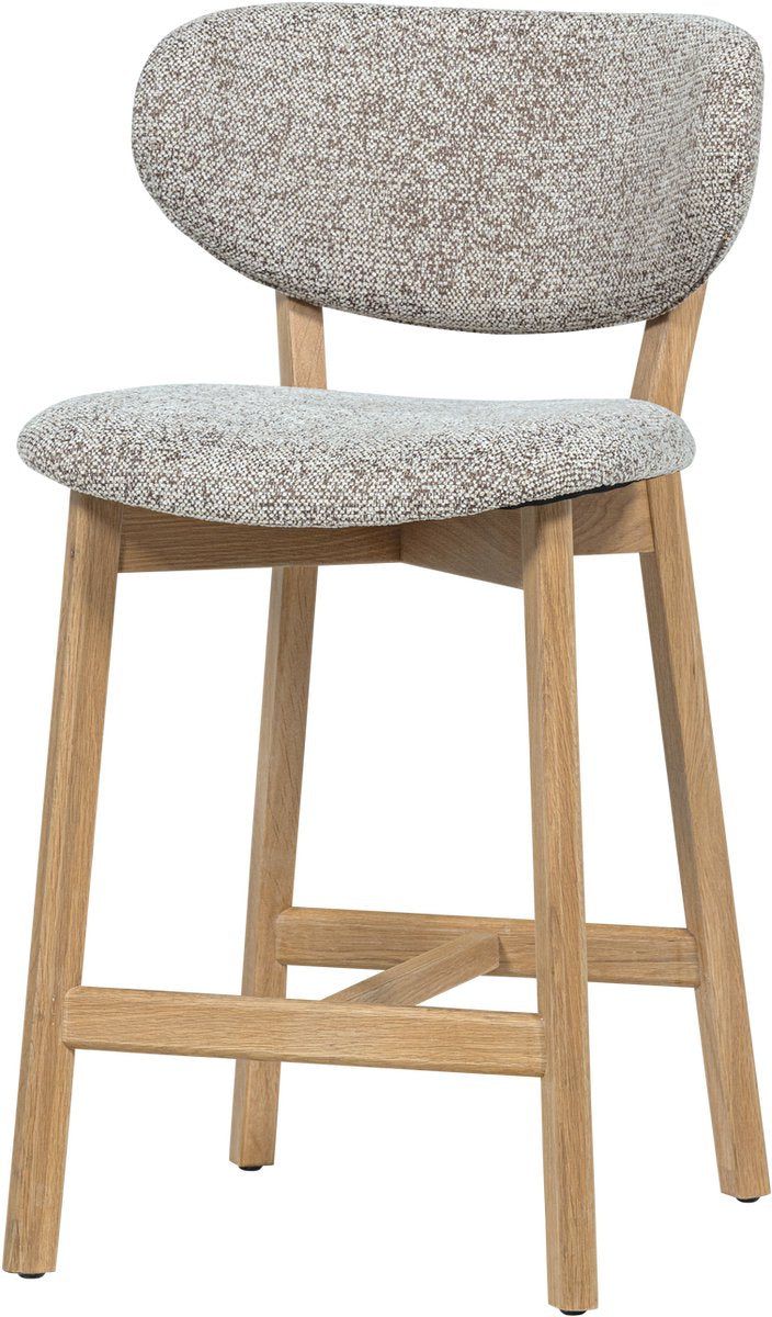 Chaise de bar Woood Udar avec structure en bois - bois - naturel - 94x51x58