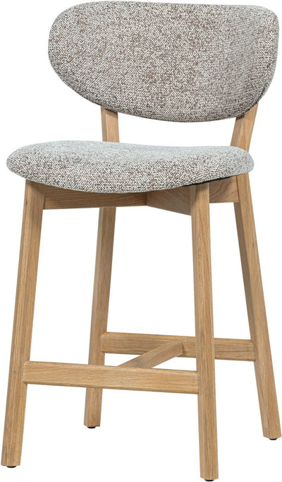 Chaise de bar Woood Udar avec structure en bois - bois - naturel - 94x51x58