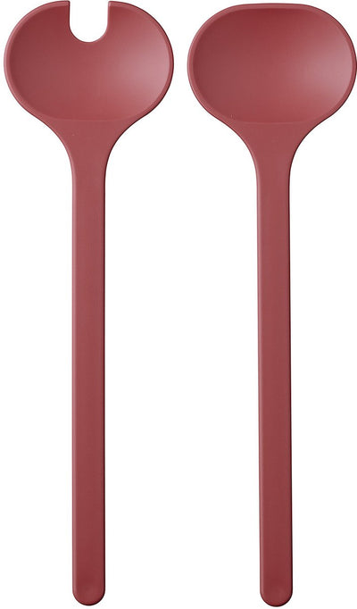 Couverts à salade Mepal silueta - 2 pièces - couverts à salade - mauve vif