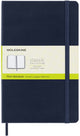 Carnet classique Moleskine - grand - couverture rigide - vierge - bleu saphir
