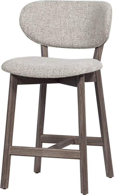 Chaise de bar Woood Udar avec structure en bois - bois - marron - 94x51x58