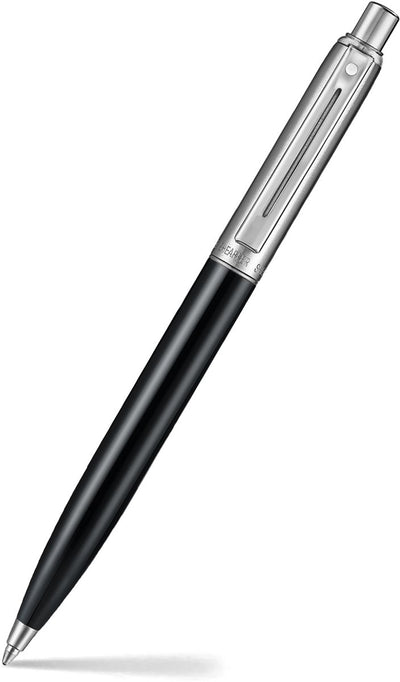 Stylo à bille Sheaffer-sentinel 332-noir brillant et chrome poli avec finition chromée polie-sf-e233251