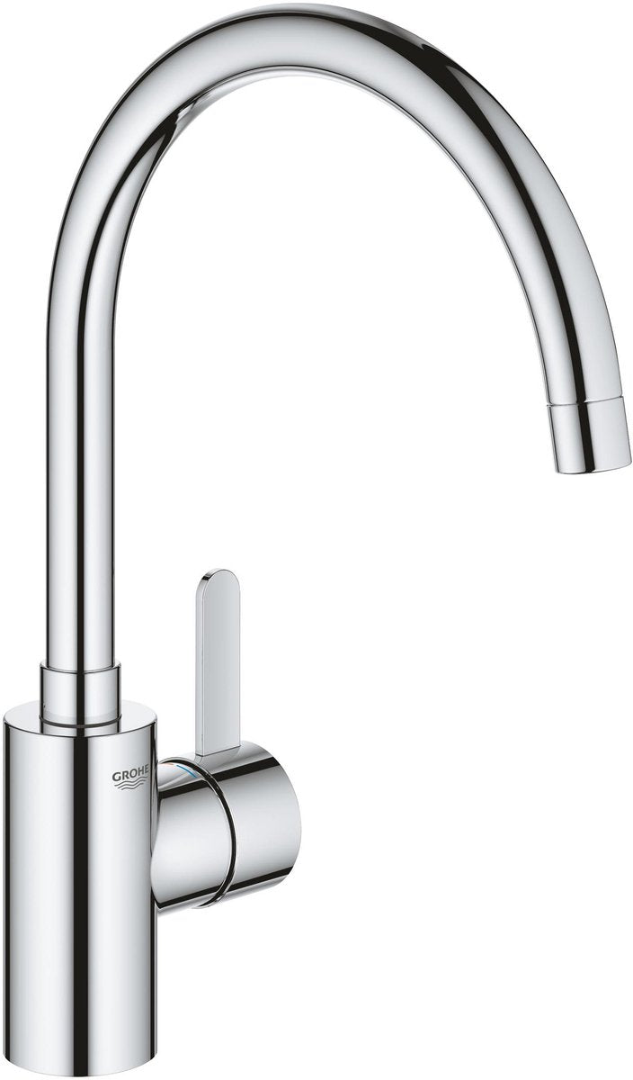 Mitigeur de cuisine Grohe via cosmopolitan - bec haut - orientable 150° - chromé