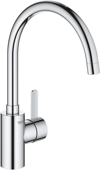 Mitigeur de cuisine Grohe via cosmopolitan - bec haut - orientable 150° - chromé