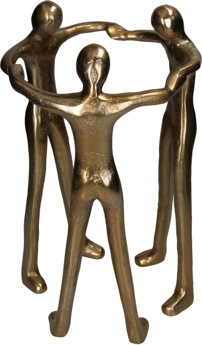 Figurine ornement collection Hd aluminium 21x21x36cm