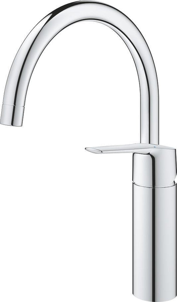 Robinet de cuisine Grohe start - bec haut - plage de pivotement 150° - chrome