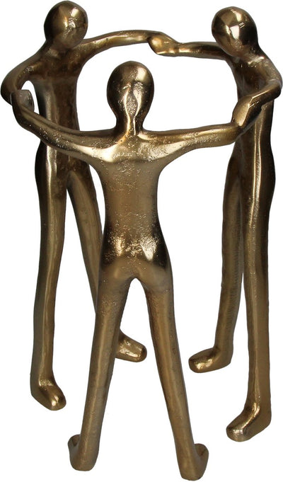 Figurine ornement collection Hd aluminium 21x21x36cm