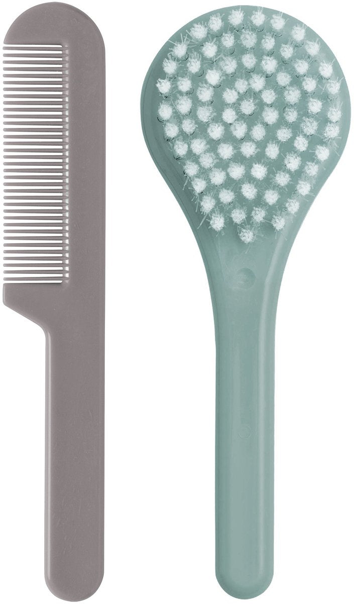 Luma peigne brosse nylon bleu glace
