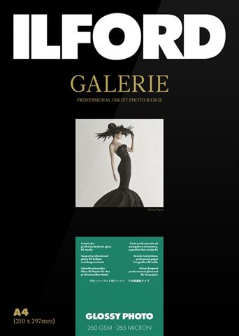 Ilford galerie papier photo brillant 260g igpgp a3 25 feuilles