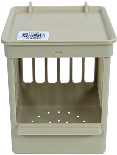 Fauna Nest Box Plastic avec des barres beige