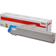 Cartouche de toner oki 45536413 jaune