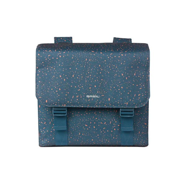 Basil Double Bag Flair 35L Bleu marine