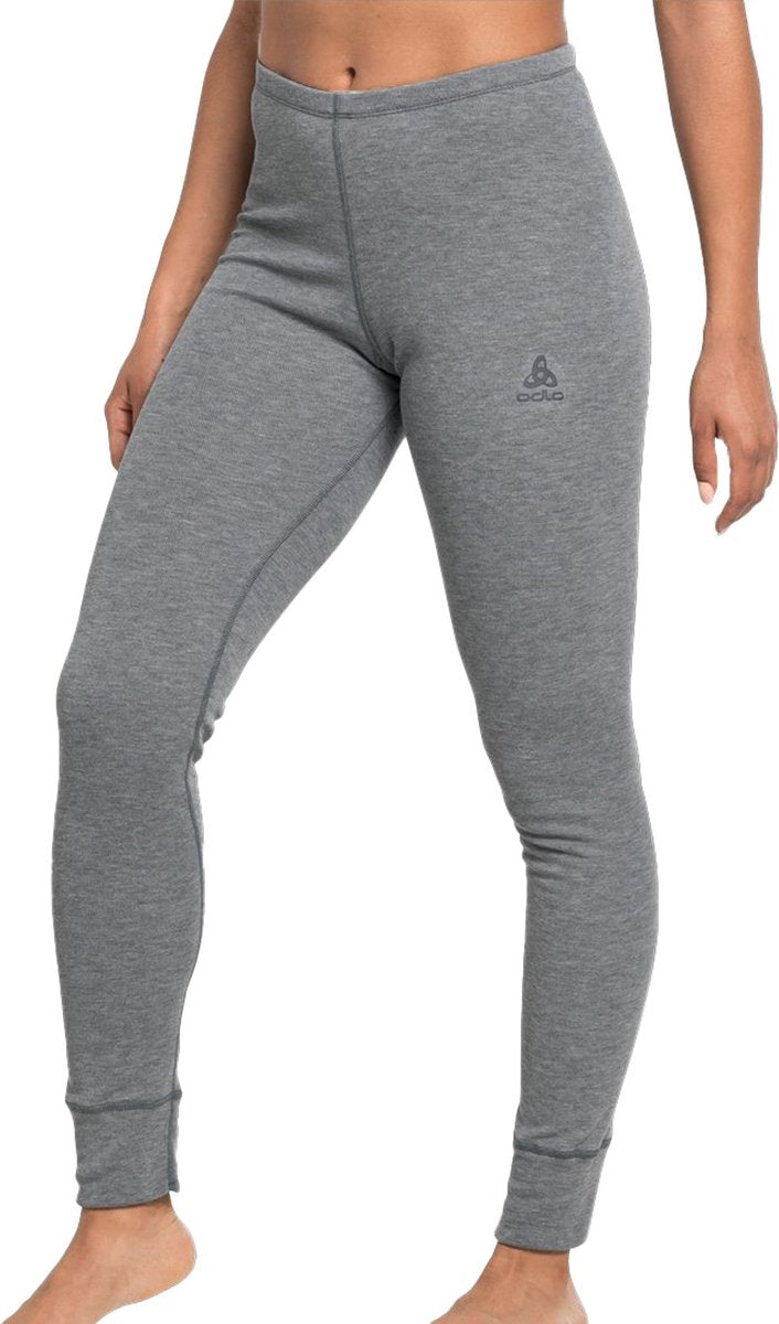 Odlo active warm pantalon thermique long femme - gris - taille XL