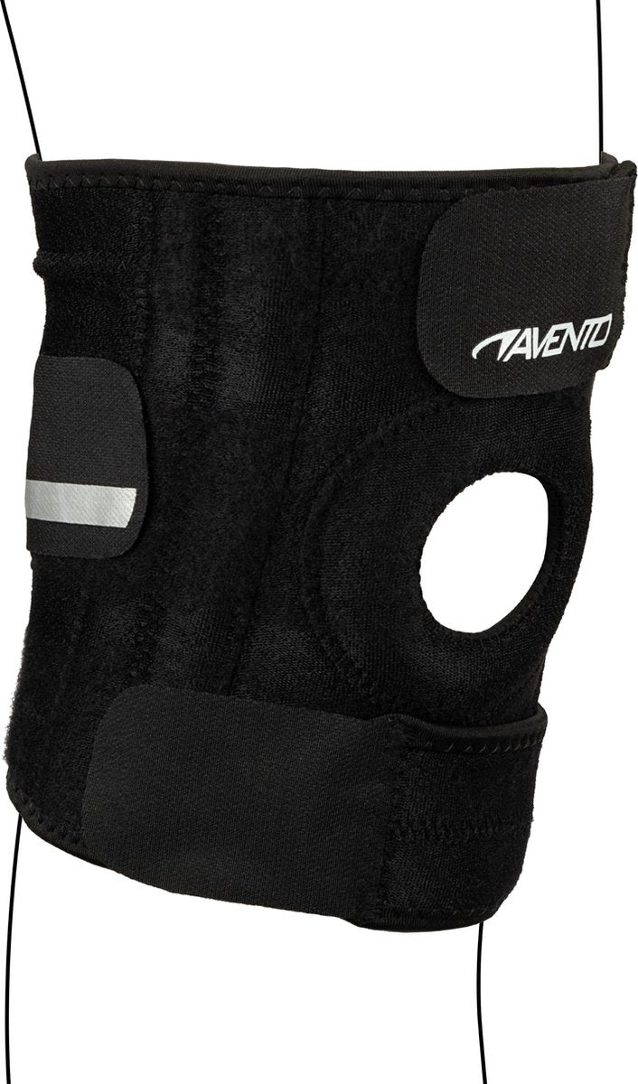Bandage de genou Avento - réglable - taille unique - néoprène - compression