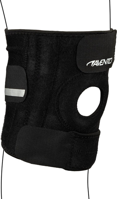 Bandage de genou Avento - réglable - taille unique - néoprène - compression