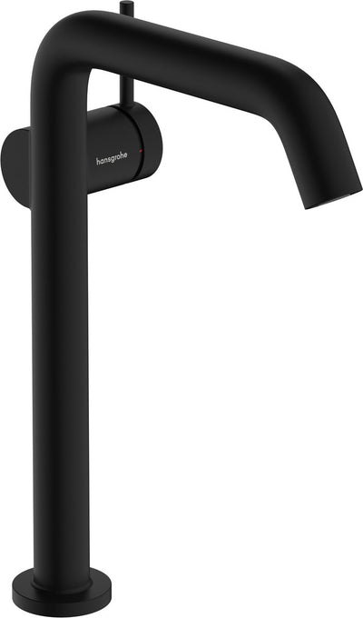Hansgrohe tecturis s - robinet de lavabo - commande à levier unique - démarrage à froid, économie d'énergie - sans vidage - taille 240 mm - noir mat
