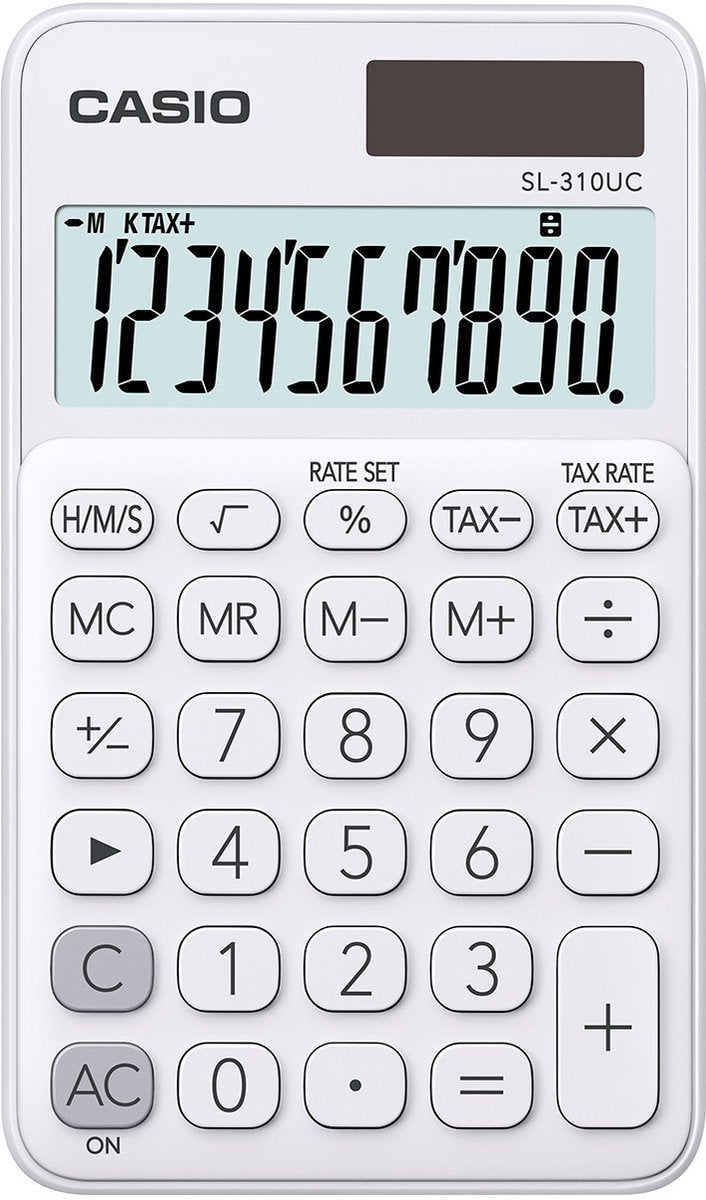 Calculatrice Casio SL-310UC-WE blanche