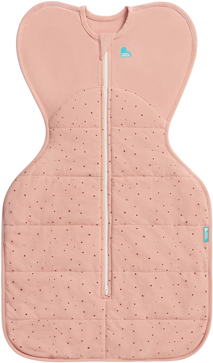 Love to dream ™ gigoteuse bébé swaddle up™ - emmaillotage - bébé 0-3 mois - 3,5-6 kg - hiver - 2,5 tog – galet rose