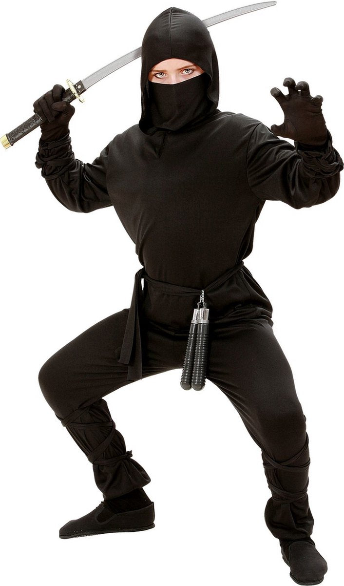 Costume Finidi ninja noir enfant pas cher