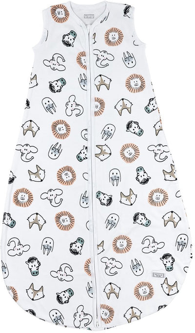 Meyco baby animal gigoteuse d'été bébé ronde - multicolore - 98cm - 0,5 tog