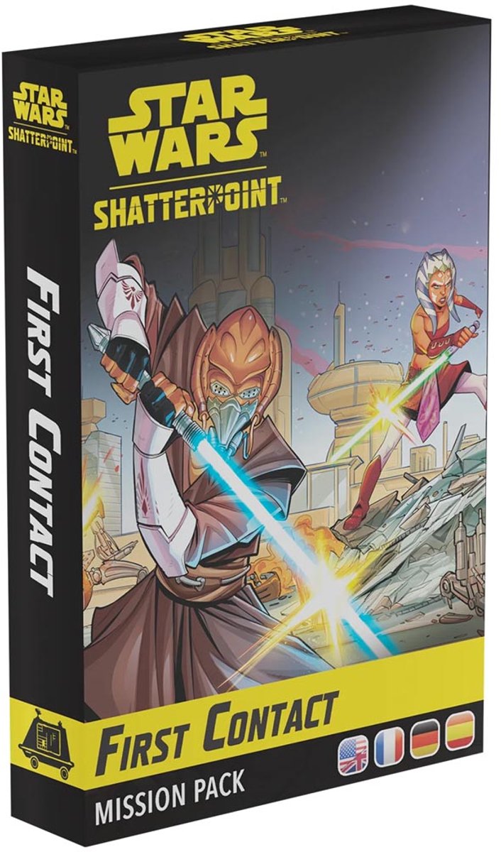 Jeux de masse atomique star wars shatterpoint pack de mission premier contact - jeu de miniatures de table - masse atomique