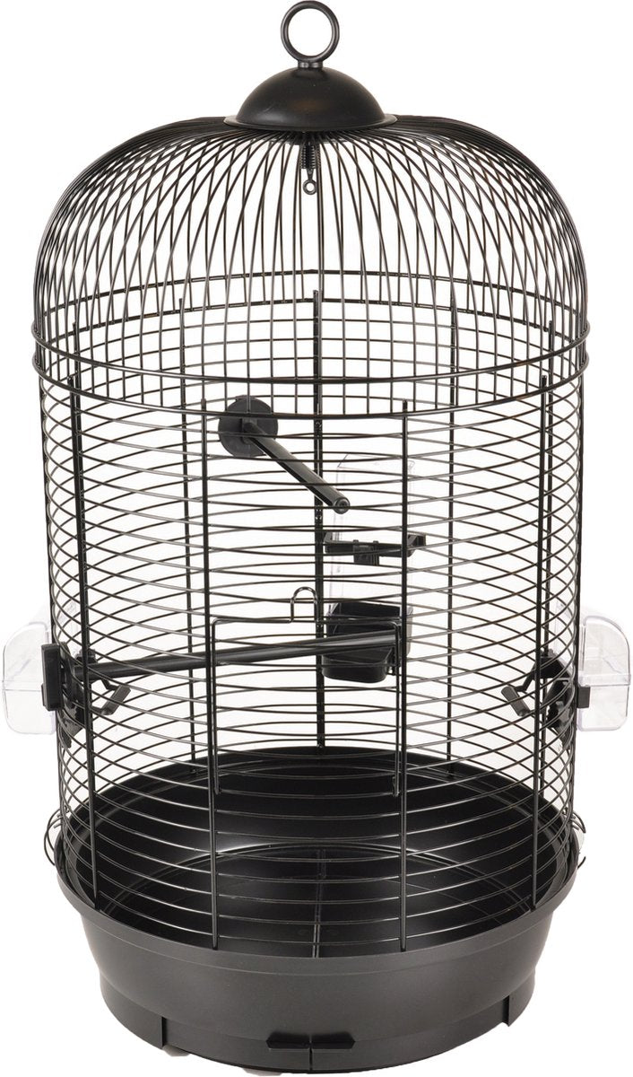 Cage à perruche Flamingo sanna 2 34x34x67 cm noir