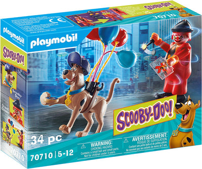 Playmobil Scooby-Doo! Aventure avec un clown fantôme