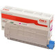 Cartouche de toner oki c712 magenta