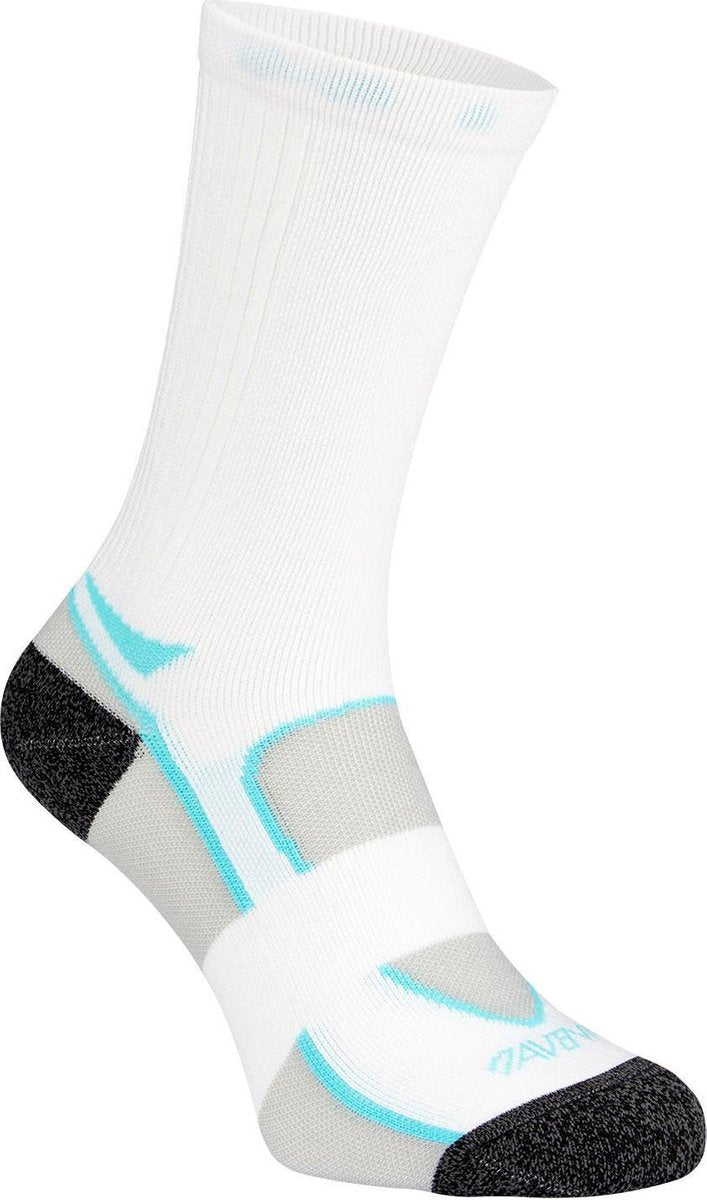 Avento chaussettes de sport femme - pack de 2 - blanc bleu - 39-42