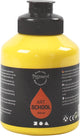 Creativ Company Paint acrylique, semi-brillant, transparent, jaune primaire, 500 ml 1 bouteille
