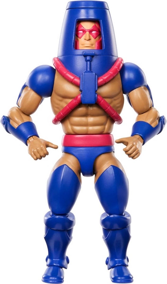 Mattel figurine articulée des maîtres de l'univers origins man-e-faces figurine articulée 14 cm