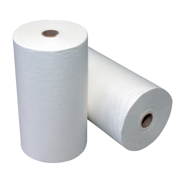 Rouleau d'essuie-main non tissé blanc (6x 55m)
