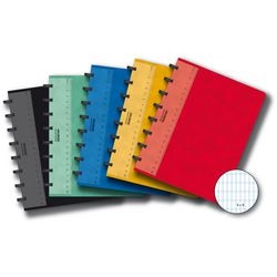 Carnet adhoc colorlines à carreaux A5